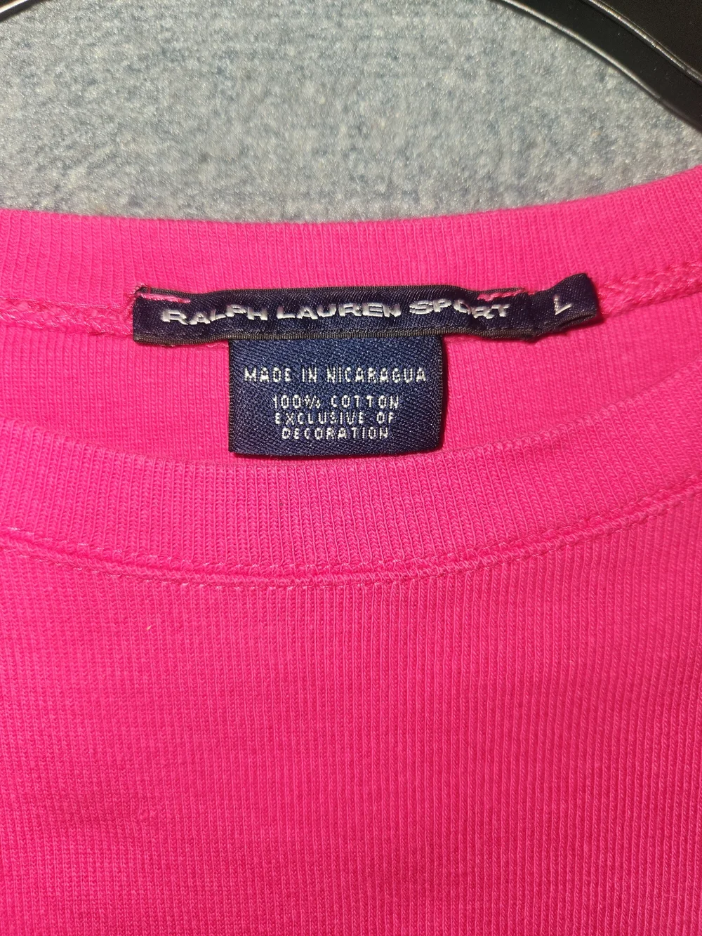 Ralph Lauren Women's Pink Crewneck Polo Tee #367
